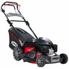 Cortacésped de gasolina AMA TRX 481H Honda de 166 cc, ancho de corte de 48 cm, recolector de césped de 60 L | Newgardenstore.eu