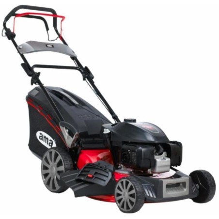 Tondeuse à gazon essence AMA TRX 481H Honda 166 cm³, largeur de coupe 48 cm, bac de ramassage 60 L | Newgardenstore.eu