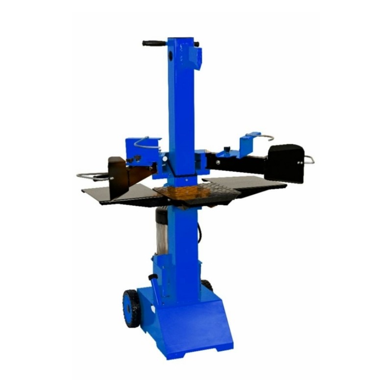 Partidor de troncos vertical AMA RHINO, motor de 3000 W, recorrido máximo 55 cm, potencia 8 toneladas