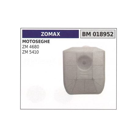 Filtre à air ZOMAX pour tronçonneuse ZM 4680 5410 018952 | Newgardenstore.eu