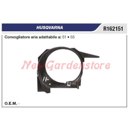 Convogliatore aria Avviamento HUSQVARNA motosega 51 55 R162151 | Newgardenstore.eu