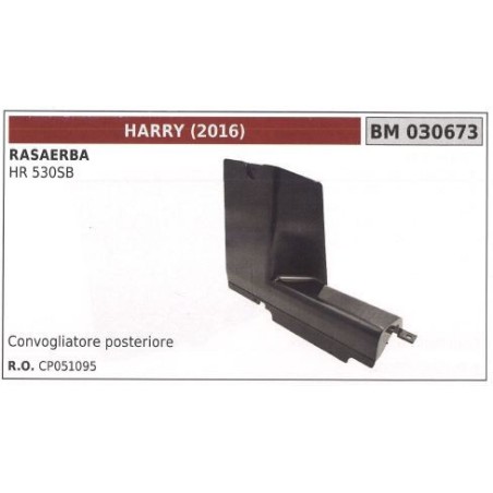 Tapa del tubo de escape trasero cortacésped HARRY HR 530SB 030673 | Newgardenstore.eu