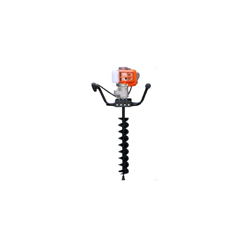 AMA-Benzin-Erdbohrer mit 53-cm³-Motor und 100-mm-Bohrer inklusive