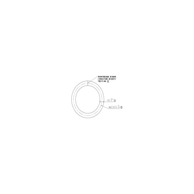 Anillo de sellado de cavidad principal ORIGINAL Sunseeker 16600915-05