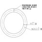 Anillo de sellado de la tapa del paquete de baterías ORIGINAL Sunseeker 16600916-03