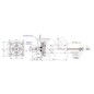 Set motore di azionamento ORIGINALE Sunseeker 16600894-01 PER X3/X5