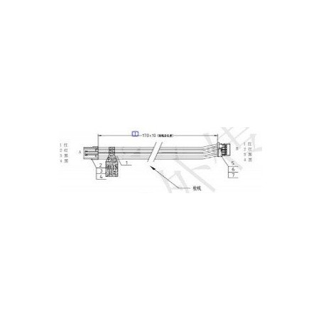 Cablaggio di collegamento dell'alimentatore della scheda madre-algoritmo ORIGINALE Sunseeker 16600875-01 PER X3/X5/X7 | Newga...