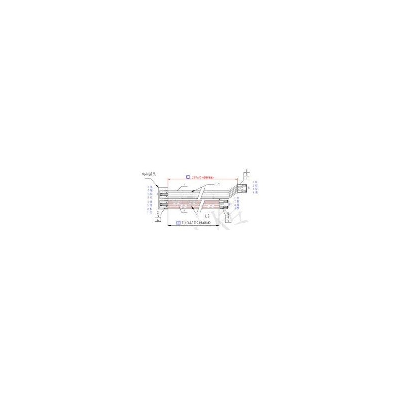 Faisceau de câbles du capteur de collision MARQUE ORIGINALE  SUNSEEKER  16600866-01