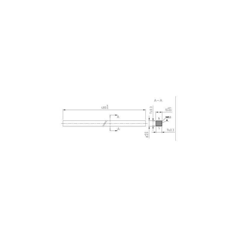 Charging bottom magnetic strip ORIGINAL Sunseeker 16601099-02