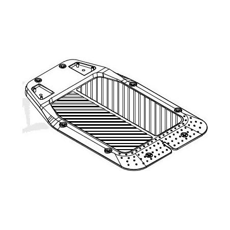 Piastra inferiore della stazione di ricarica ORIGINALE Sunseeker 16601100-03 | Newgardenstore.eu