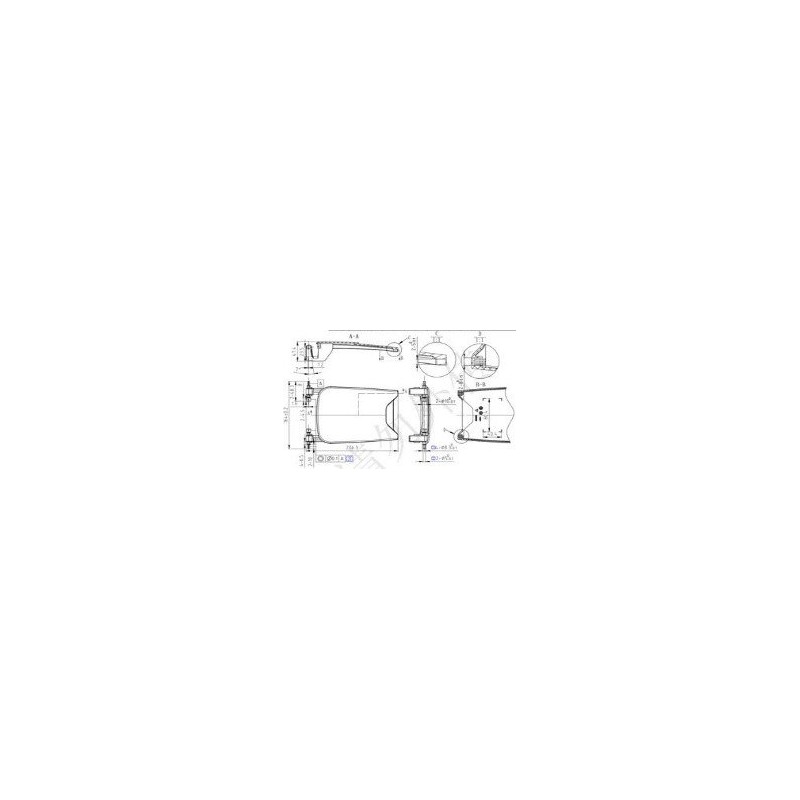 Flip cover assembly ORIGINAL Sunseeker 16601081-01