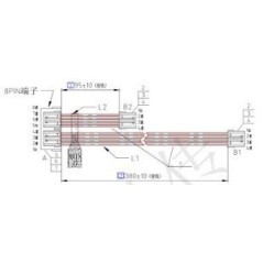 Faisceau de câbles du capteur de levage pour connexion à la carte mère - MARQUE ORIGINALE SUNSEEKER 16600865-01 | Newgardenst...