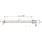 Arnés de cables del sensor de lluvia ORIGINAL Sunseeker 16601086-01