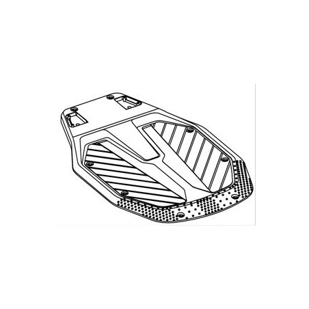 Piastra inferiore della stazione di ricarica ORIGINALE Sunseeker 16601100-01 PER X5/X7 | Newgardenstore.eu