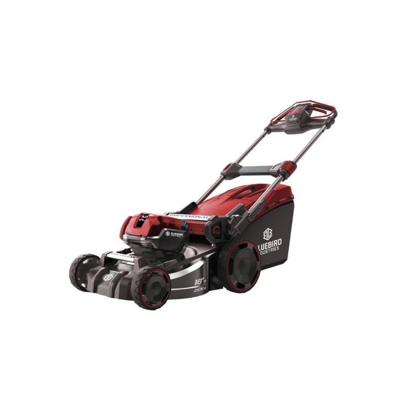 Cortacésped BLUE BIRD LM 22-41, ancho de corte 41 cm, 2 baterías incluidas