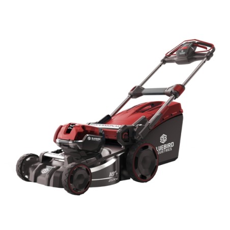 Tondeuse à gazon BLUE BIRD LM 22-41, largeur de coupe 41 cm, 2 batteries incluses | Newgardenstore.eu