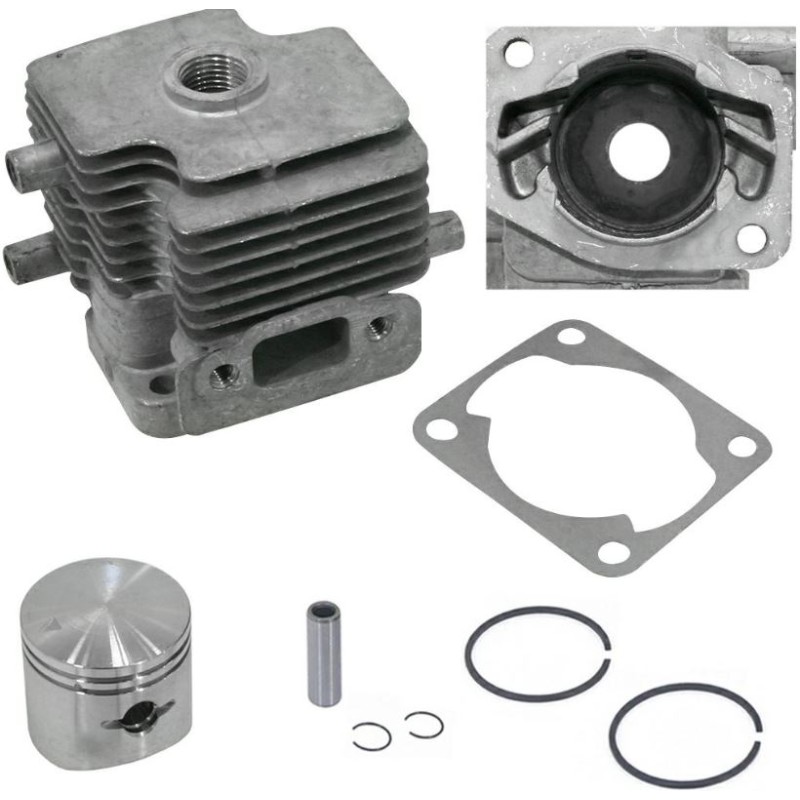 SLP600A Heckenscherenmotor Kolbenringsatz Ø  34mm KASEI 1E34FL-E-6