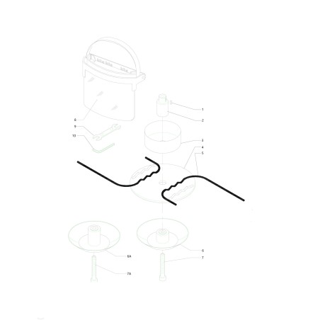 8 MM ALLEN KEY ZN F10022 ORIGINAL BLUE BIRD | Newgardenstore.eu