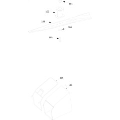 Douille de porte-lame TAURUS 51TH 1911009A ORIGINALE BLUE BIRD | Newgardenstore.eu