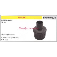 Filtre d'aspiration DUCAR motopompe DP 50 040228 | Newgardenstore.eu