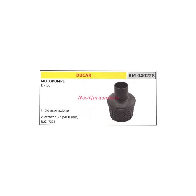 Ansaugfilter DUCAR-Motorpumpe DP 50 040228