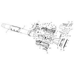 BLOWER TUBE 1 BL 22300 3010700213000 ORIGINAL BLUE BIRD | Newgardenstore.eu