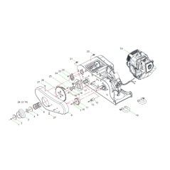 SCREW TCBEI M6X12 UNI 7380 ZB 033040 ORIGINAL BLUE BIRD | Newgardenstore.eu