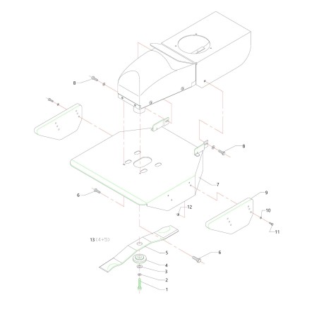 SCREW TCBEI M8X30 ISO 73801 10.9 ZB 033130 ORIGINAL BLUE BIRD | Newgardenstore.eu