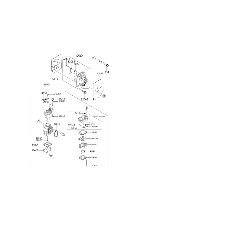 SCREW PAN WSP 5X60 FOR KAWASAKI 234AA0560 ORIGINAL BLUE BIRD