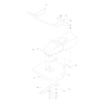 TORNILLO TE M10X30 ZB N01035 ORIGINAL BLUE BIRD | Newgardenstore.eu