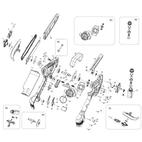 SCREWS CS 2206 3100110020000 ORIGINAL BLUE BIRD | Newgardenstore.eu