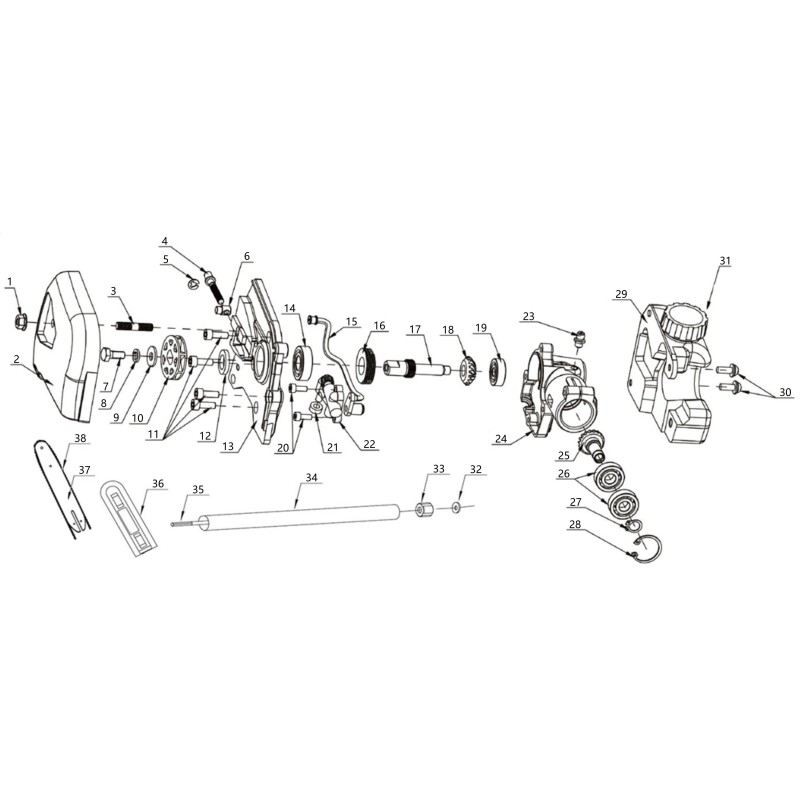 Schrauben-Gartenschere DGJ 03010110184 ORIGINAL  BLUE BIRD