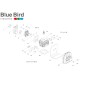Wellscheibe D. 4.3 DIN 137B 090840 ORIGINAL  BLUE BIRD