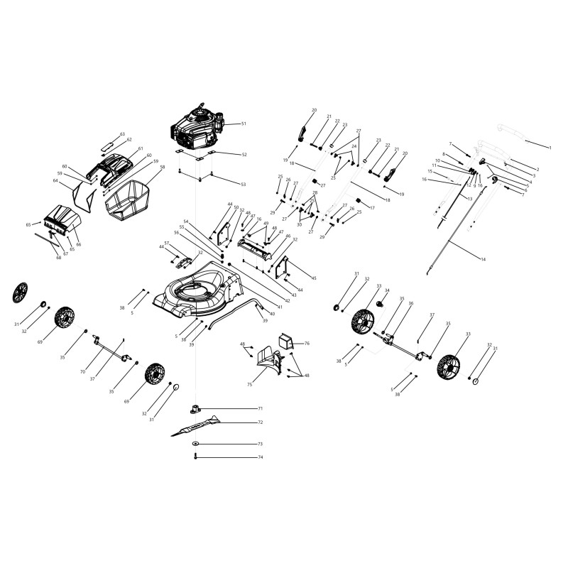 RONDELLA SPRINT 60180110000 ORIGINALE BLUE BIRD