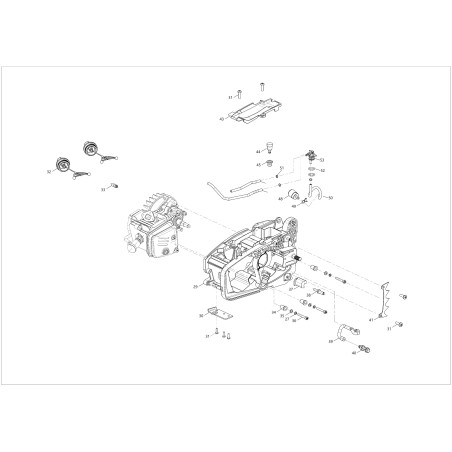 SUPPORTO SFIATO A36.0111.0005 CSP280T-45 ORIGINALE BLUE BIRD | Newgardenstore.eu