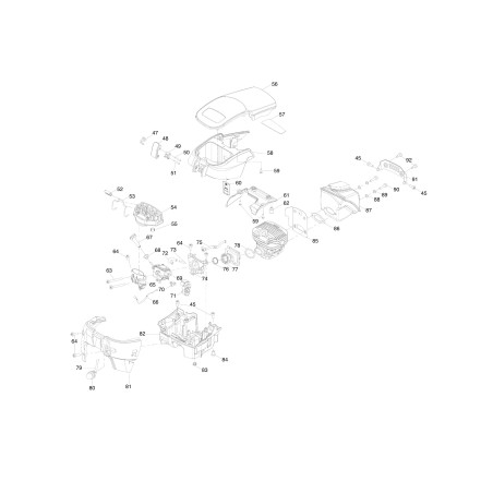 Zylinderdeckelplatte A50.5113.0002 CSP500-57 ORIGINAL BLUE BIRD | Newgardenstore.eu