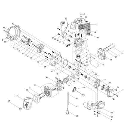 TAPA DE FILTRO DE AIRE CG260H 70030040225 ORIGINAL BLUE BIRD | Newgardenstore.eu