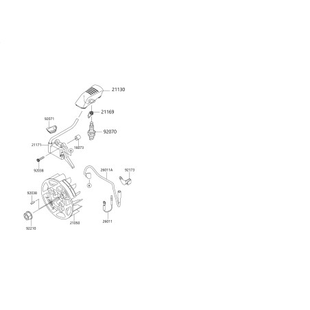 10 MM NUT FOR TJ53E 92210-2136 ORIGINAL BLUE BIRD | Newgardenstore.eu