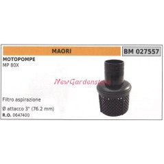 Filtre d'aspiration MAORI MP 80X 027557 | Newgardenstore.eu