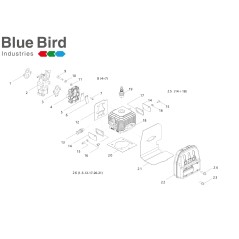SELLO DE CILINDRO N44/56/61 Y 240670 ORIGINAL BLUE BIRD | Newgardenstore.eu