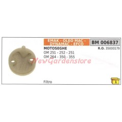 Oleomac chainsaw oil suction filter 251 252 264 350 355 35000179