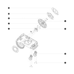 WHEEL PLATE I800E AB12.02.00.0152 ORIGINAL BLUE BIRD | Newgardenstore.eu
