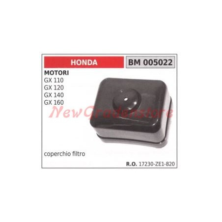 Couvercle de filtre à air HONDA moteur GX 110 120 140 160 005022 | Newgardenstore.eu