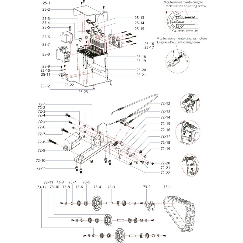 ENTRETOISE 2 FM2353 3020100840000 ORIGINAL BLUE BIRD