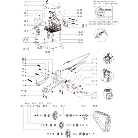 Abstandshalter 2 FM2353 3020100840000 ORIGINAL BLUE BIRD | Newgardenstore.eu