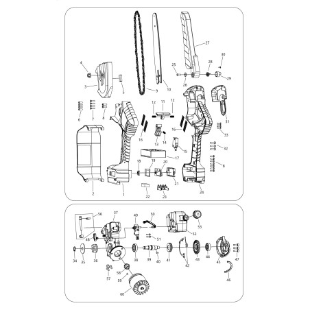 Untere Reduzierstückabdeckung CS 2207 3021110090000 ORIGINAL BLUE BIRD | Newgardenstore.eu