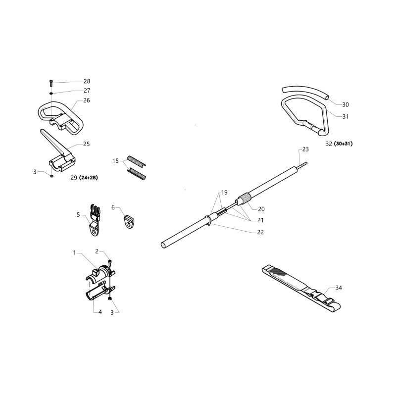 MANGO ANTIVIBRACIÓN AJUSTABLE 542420 ORIGINAL BLUE BIRD
