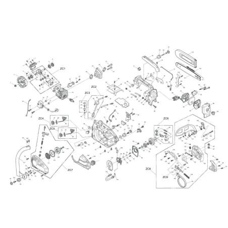 VENTILADOR YD2500.215120 CS250-106 ORIGINAL BLUE BIRD | Newgardenstore.eu