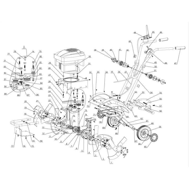 Spannrolle CVD.38.103 MZ32640-93 ORIGINAL  BLUE BIRD
