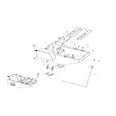 POMELLO LEVA CAMBIO FM 860 0610.00.130A ORIGINALE BLUE BIRD